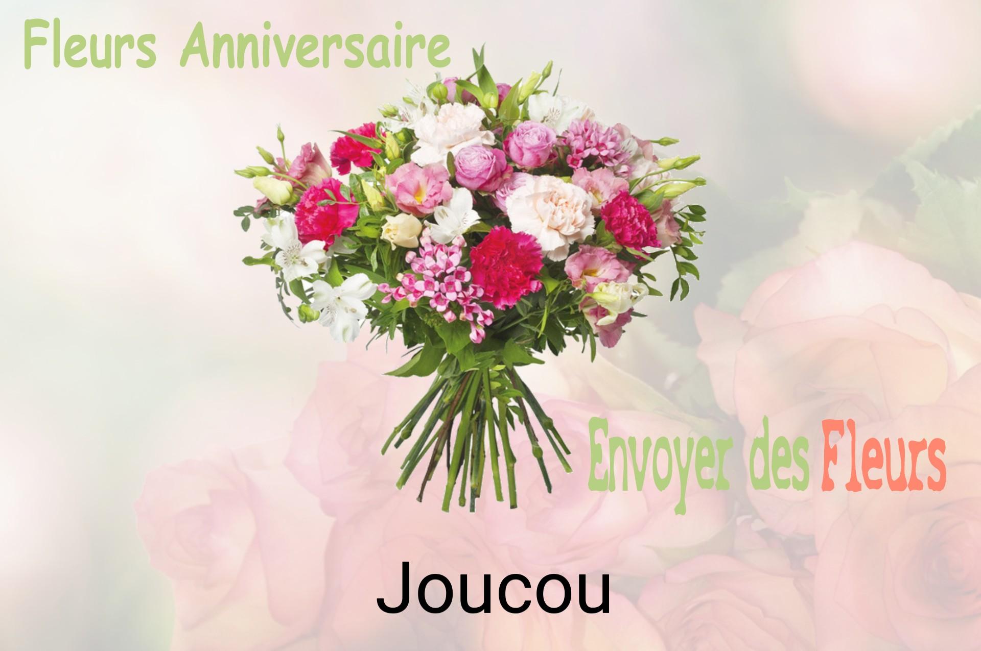 Bouquet de fleurs d’anniversaire livré à Joucou